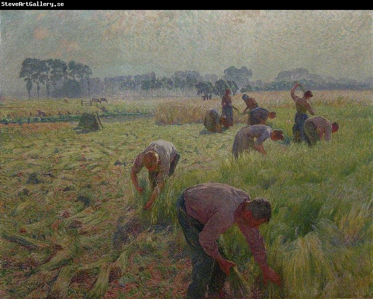 Emile Claus Flax harvesting